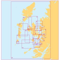 Admiralty 5616_9 Small Craft Chart - Rona to Shaint Islands (Scotland West Coast)