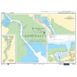 Admiralty 5600_4 Small Craft Chart - Lymington River to River Yar (The Solent)