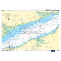 Admiralty 5600_7 Small Craft Chart - Yarmouth to Beaulieu River (The Solent)