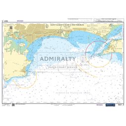 Admiralty 5601_5 Small Craft Chart - Saint Alban's Head to The Needles (East Devon &amp; Dorset Coast)