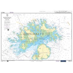Admiralty 5603_9 Small Craft Chart - Isles of Scilly - Northern Part (South &amp; West Cornwall)