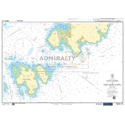 Admiralty 5603_10 Small Craft Chart - Isles of Scilly - St Agnes to St Mary's Pool (South &amp; West Cornwall)