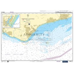 Admiralty 5605_5 Small Craft Chart - Newhaven to Hastings (Chichester to Ramsgate)