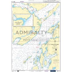 Admiralty 5611_9 Small Craft Chart - Firth of Lorn (West Coast of Scotland)