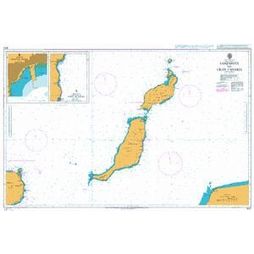 1862 Lanzarote to Cabo Bojador Admiralty Chart