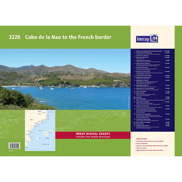 Imray 3220 Cabo de la Nao to the French Border Chart Atlas