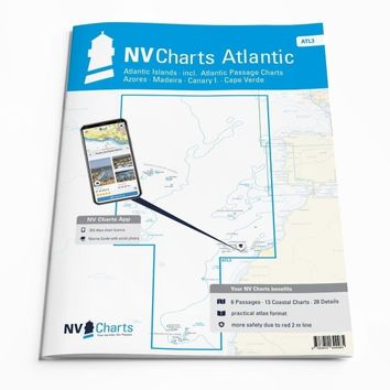 NV Atlas Atlantic ATL 3 Charts - Atlantic Islands (Madeira - Canary Islands - Azores - Cape Verde)