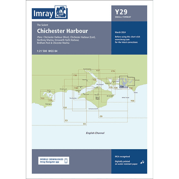 Imray Chart Y29: Chichester Harbour