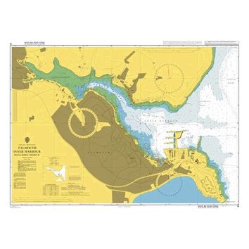 18 England - South Coast, Falmouth Inner Harbour including Penryn Admiralty Chart