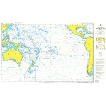 Admiralty 4007 A Planning Chart for the South Pacific Ocean