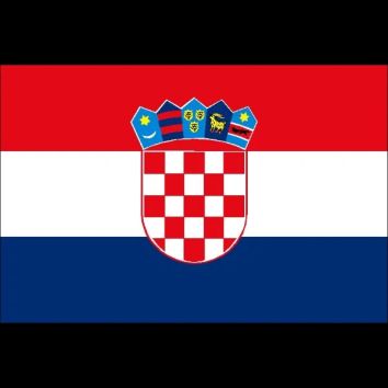 Meridian Zero Croatia Courtesy Flag 30 x 45cm