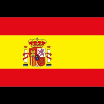 Meridian Zero Spain Courtesy Flag 30 x 45cm