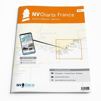 NV Charts France FR10: Toulon to Menton, Monaco - 2026