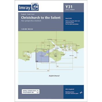 Imray Chart Y31: Christchurch to the Solent