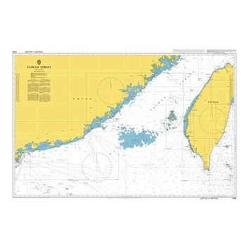 1968 Taiwan Strait Admiralty Chart