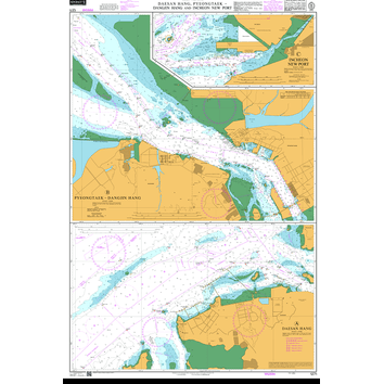 1271 Taesan- P'yongt'aek and Soraep'ogu Admiralty Chart