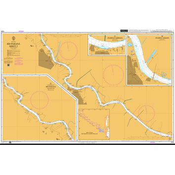 1324 Rio Parana Sheet 2 Admiralty Chart