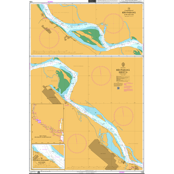1328 Río Paraná, Sheet 6 Admiralty Chart