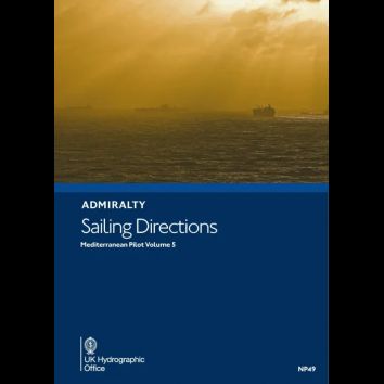 Admiralty Sailing Directions NP49 Mediterranean Pilot Volume 5
