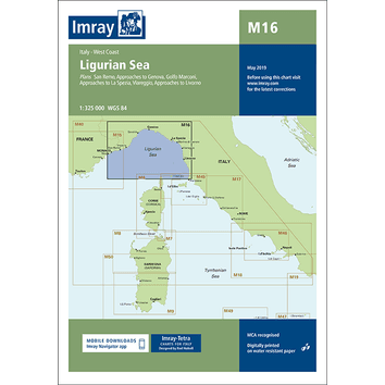 Imray Chart M16: Ligurian Sea