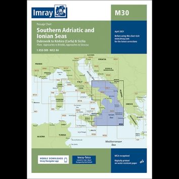 Imray Chart M30: Southern Adriatic and Ionian Seas