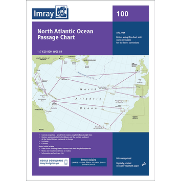 Imray 100 North Atlantic Passage Chart