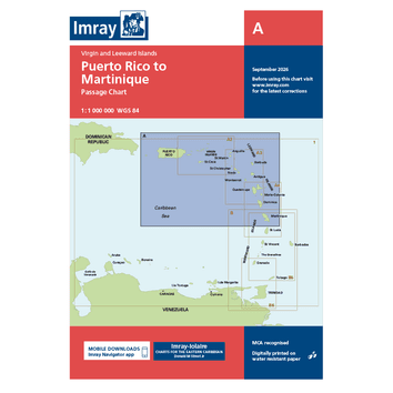 Imray Chart A: Puerto Rico to Martinique