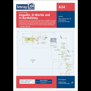 Imray Chart A24: Anguilla, St Martin and St Barthelemy