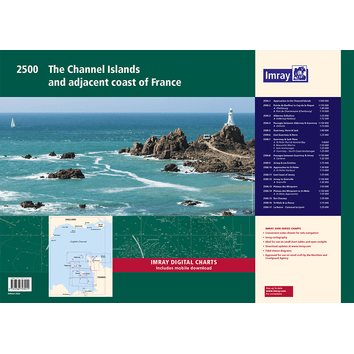 Imray 2500 The Channel Islands and adjacent coast of France Chart Atlas