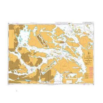 820 Vastra Saxarfjarden to Stockholm Admiralty Chart