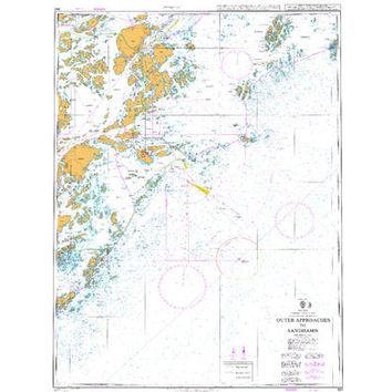 881 Outer Approaches to Sandhamn Admiralty Chart