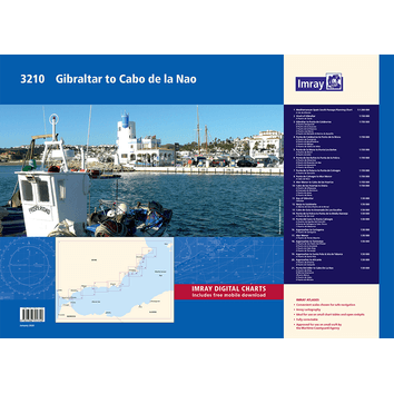 Imray 3210 Gibraltar to Cabo de la Nao Chart Atlas