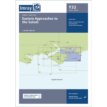 Imray Chart Y32: Eastern Approaches to the Solent