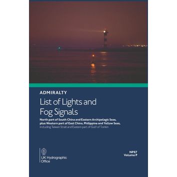 Admiralty NP87 List of Lights &amp; Fog Signals (Volume P)