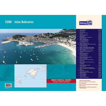 Imray 3200 Islas Baleares Chart Atlas