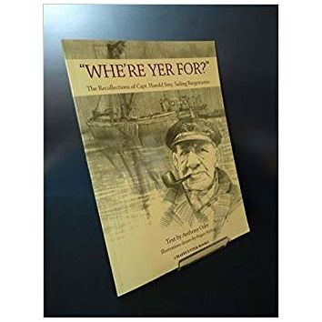 Whe're yer for? (Slightly faded cover)