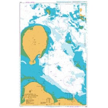 3780 Approaches to Jabal az Zannah and Ar Ru'ays Admiralty Chart