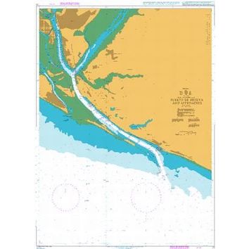 73 Puerto de Huelva and Approaches Admiralty Chart