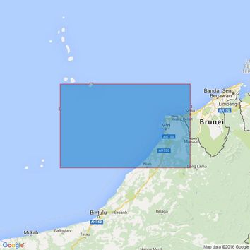 3838 Kuala Niah to Seria including South Luconia Shoals Admiralty Chart
