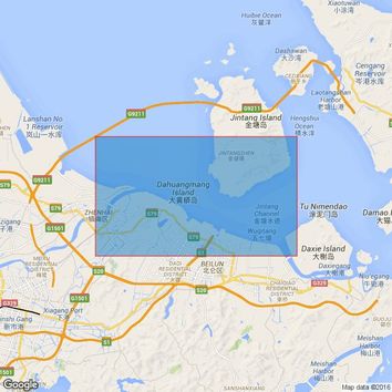 1592 Ningbo Waigang Admiralty Chart