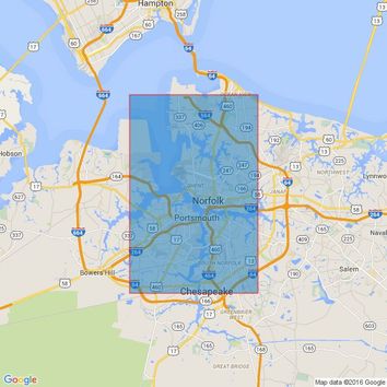 2814 Norfolk Harbor and Elizabeth River Admiralty Chart