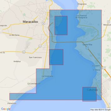 1521 Canal de Maracaibo Southern Part Admiralty Chart