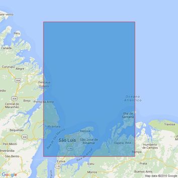 543 Approaches to Baia De Sao Marcos Admiralty Chart