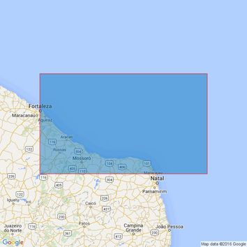 3955 Fortaleza to Cabo de Sao Roque Admiralty Chart