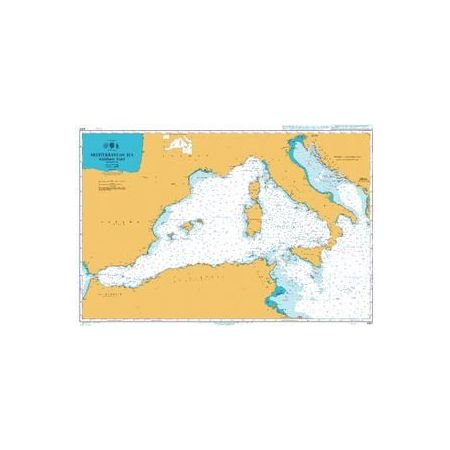 Mediterranean Routing Chart 4301 Mediterranean Sea - Western Part Admiralty Chart