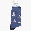 Men's Bamboo Socks - Denim Blue, Thieving Seagulls additional 2