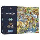 Gibsons Wonderful World 1000 Piece Jigsaw Puzzle additional 1