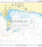 Admiralty 5601_4 Small Craft Chart - Bill of Portland to Saint Alban's Head (East Devon &amp; Dorset Coast)