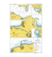2494 Plans on the North Coast of Ireland Admiralty Chart