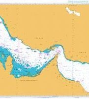 2858 Gulf of Oman to Shatt al `Arab Admiralty Chart